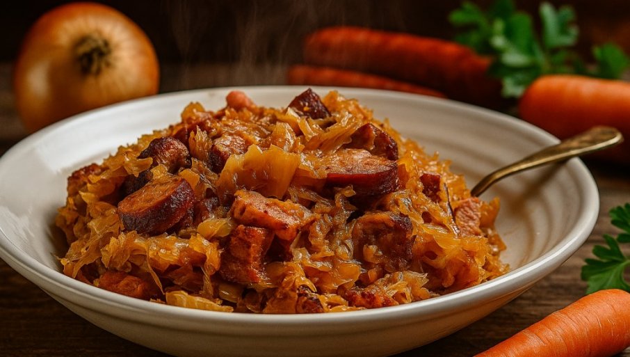 Poljski kupus u sosu od mesa i začina