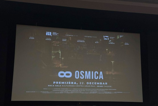 Uz podršku AVC RS: Serija "Osmica" premijerno prikazana u Gradišci