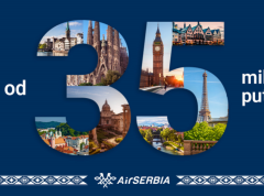 Er Srbija u novembru premašila 35 miliona prevezenih putnika od osnivanja
