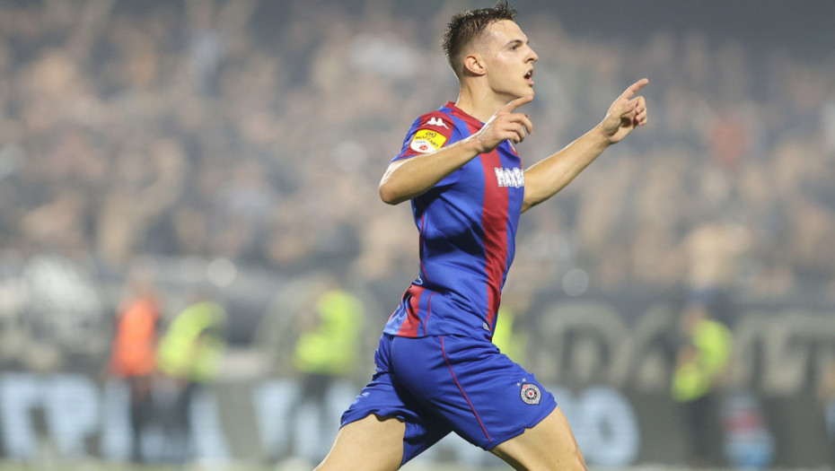 Andrej Kostić FK Partizan Milan Fudbal Superliga Srbije