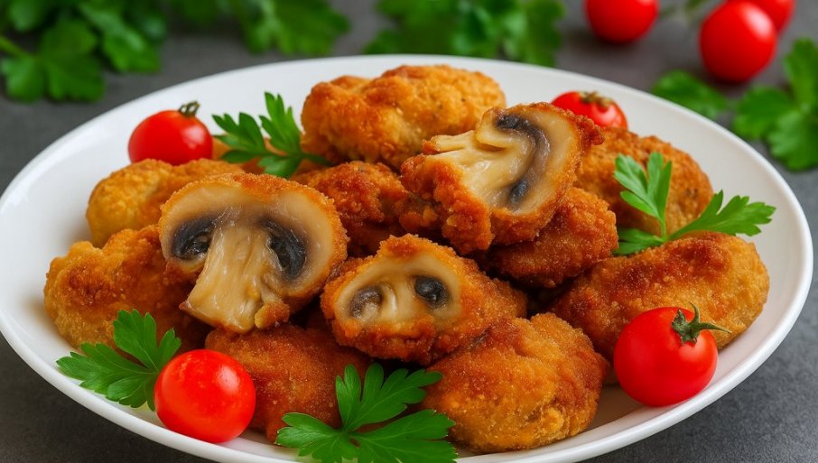 POHOVANE PEČURKE: Hrskava užina za svaki dan