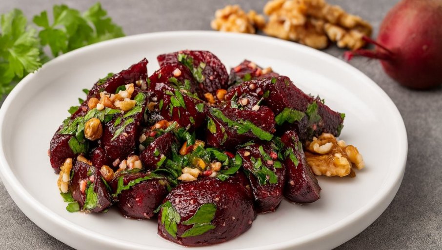 UKUSNA SALATA SA MALO SASTOJAKA: Specijalitet sa cveklom