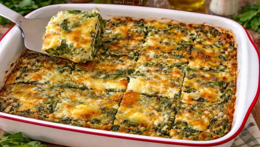 ZAPEČEN SPANAĆ SA SIROM: Jednostavno, zdravo i ukusno jelo