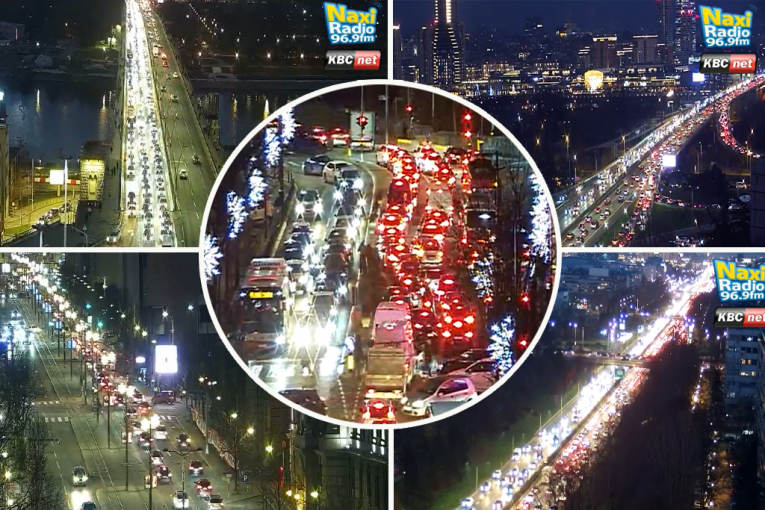 TOTALNI KOLAPS, BEOGRAD STOJI! Popodnevni špic krenuo usred dana, MOSTOVI SE NE VIDE OD VOZILA! Evo gde su najveći čepovi!