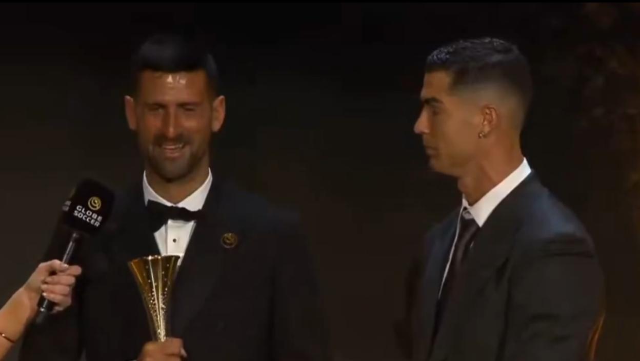 NAJVEĆI SVIH VREMENA! Novak Đoković dobio LASKAVU nagradu, uručio mu je Kristijano Ronaldo