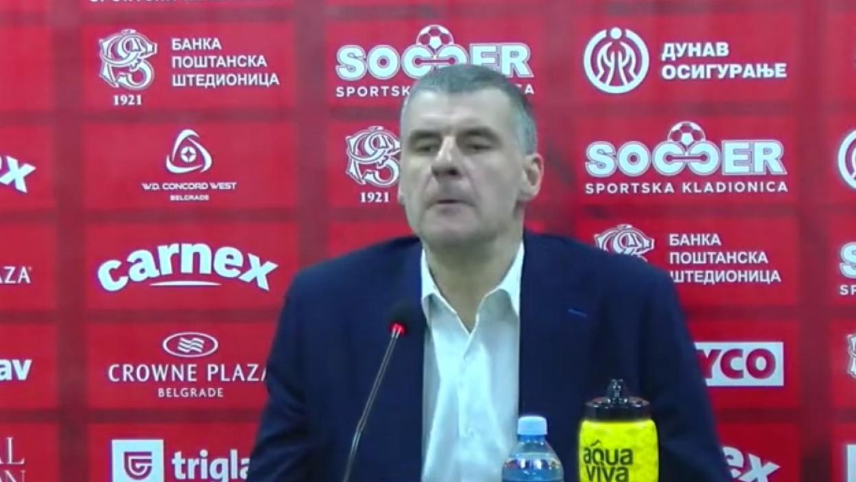 Evo šta je izjavio nakon što je Spartak konačno poražen od Zvezde