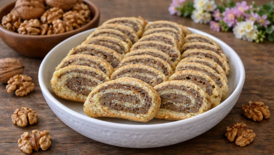 Hrskavo testo i kremasti orah fil