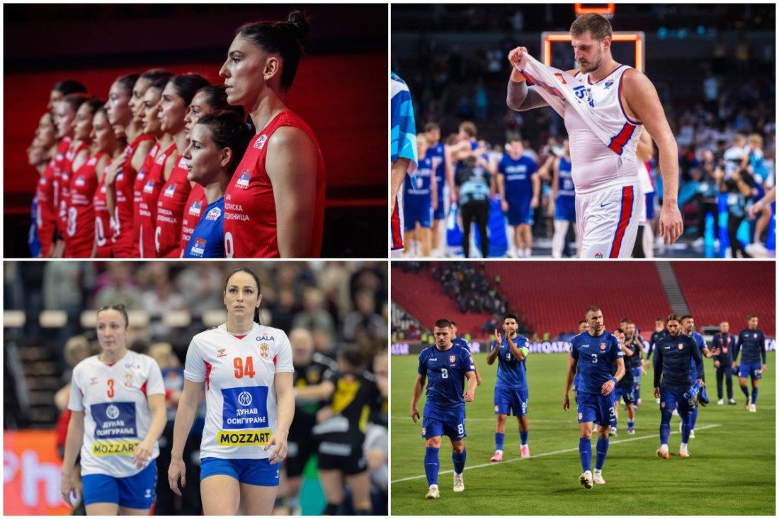 Srpske reprezentacija podbacile u 2025 godine