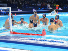 Serbia beats Israel to clinch Group C top spot at European water polo championship in Belgrade