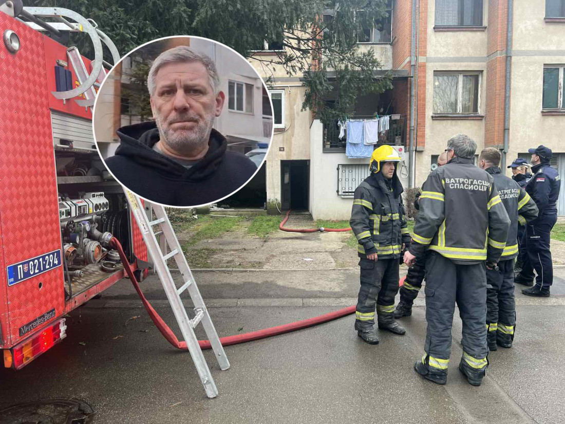 Komšija o požaru u zgradi u Kotežu