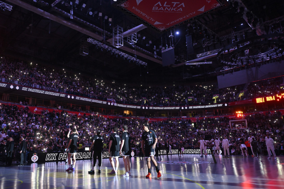 Evroliga kaznila Partizan
