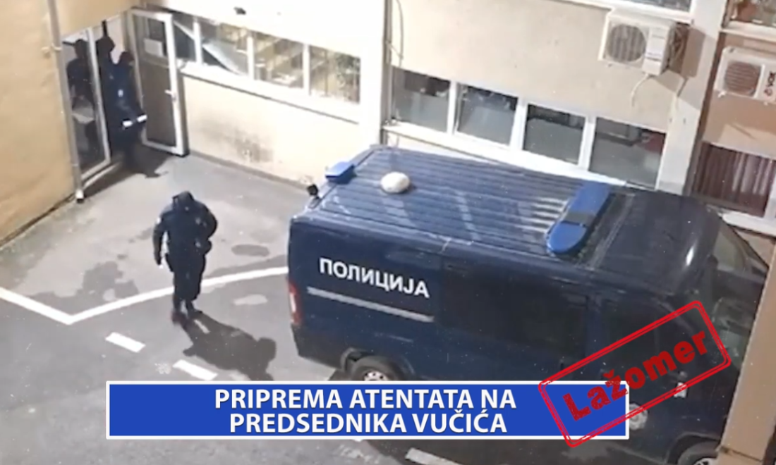 Priprema atentata na predsednika Vučića