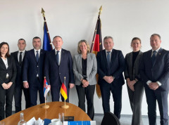 Dragan Vasiljević, Marko Kričak i Goran Colić u Nemačkoj sa potpredsednicom VKA Martinom Link