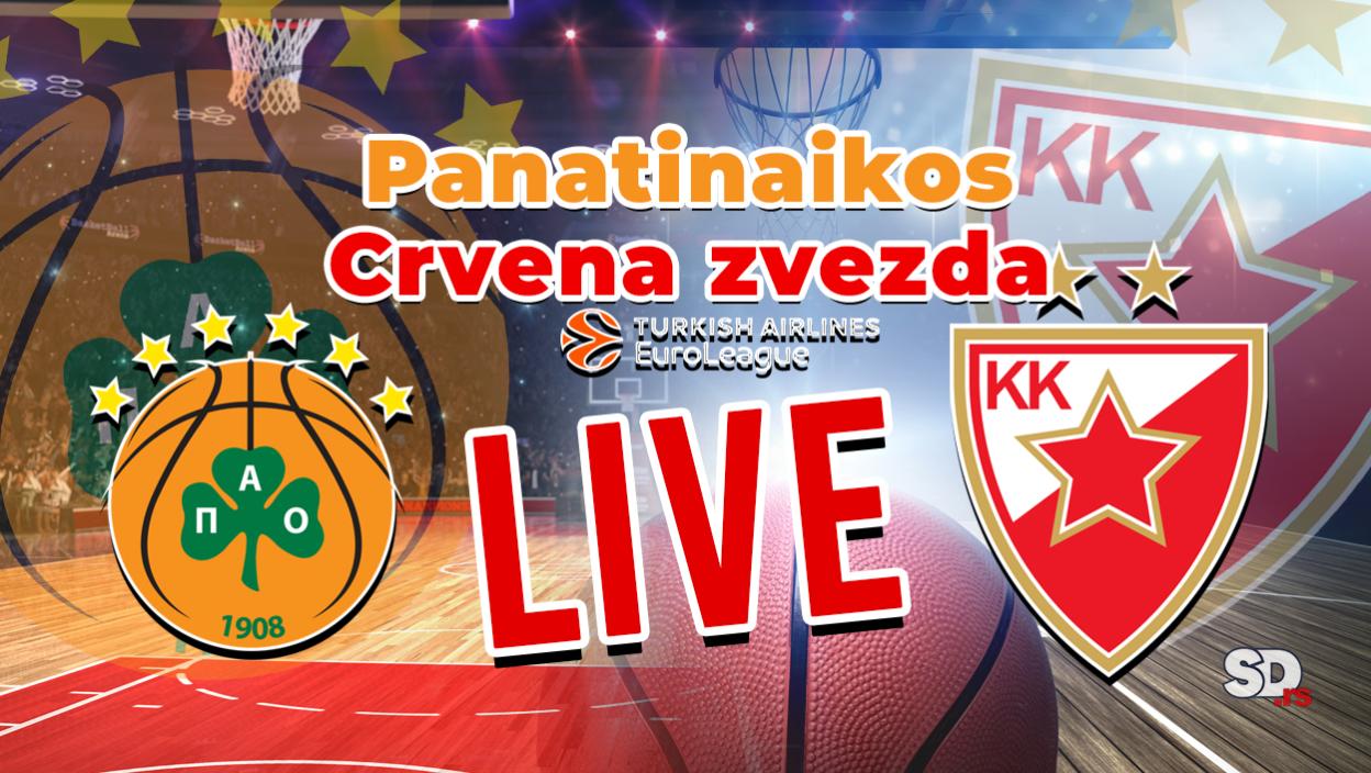 PANATINAIKOS – CRVENA ZVEZDA (UŽIVO)