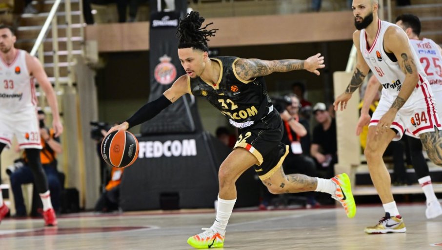 Monako u neverovatnoj završnici pobedio Olimpijakos, Milutinov promašio šut za pobedu (VIDEO)