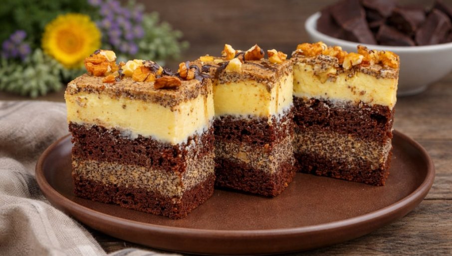 Savršen spoj čokolade, maka i sira