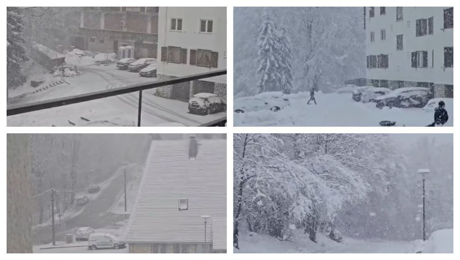 Zavejalo na Plitvičkim jezerima, jaka oluja u Rijeci! Vetar lomi drveće u Zagrebu