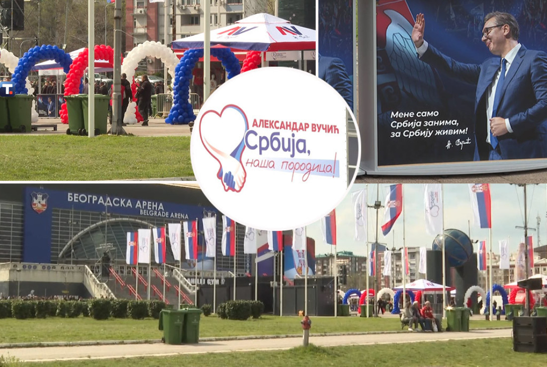Veliki skup SNS u Beogradskoj areni