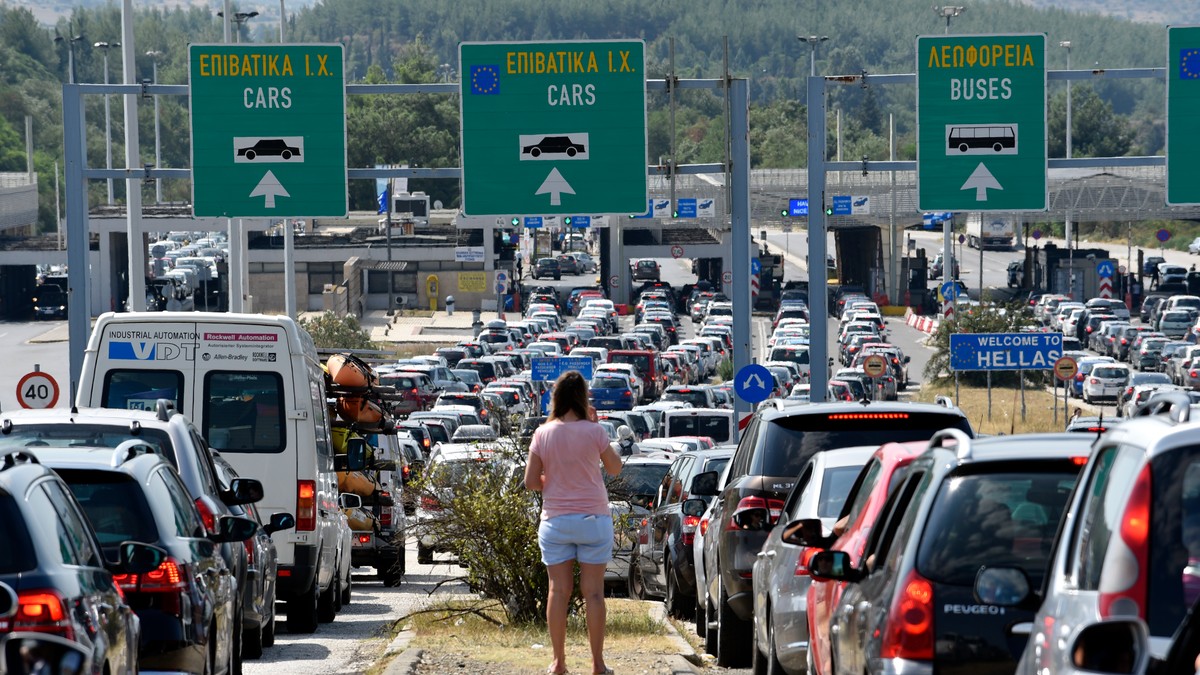EES sistem i Grčka: Gužve kao na ovoj slici bile su i bez EES, šta nas čeka na leto