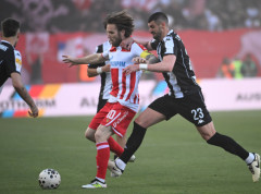 Red Star beat Partizan in Serbia’s football derby to win ninth consecutive title