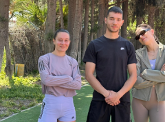 Atletičari Milica Gardašević, Anja Lukić i Marko Vlahović na pripremama u Izmiru