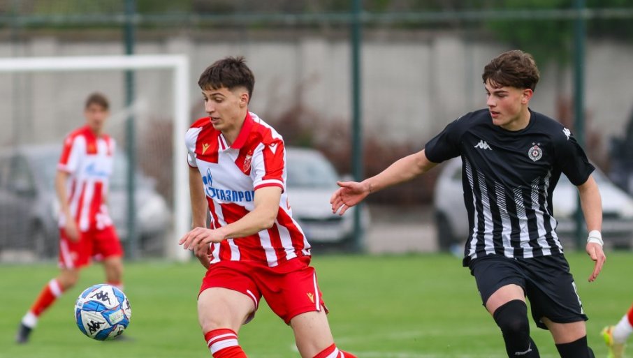 ZVEZDA NAPUNILA MREŽU PARTIZANA! Omladinski večiti derbi skroz obojen u crveno-belo (VIDEO)