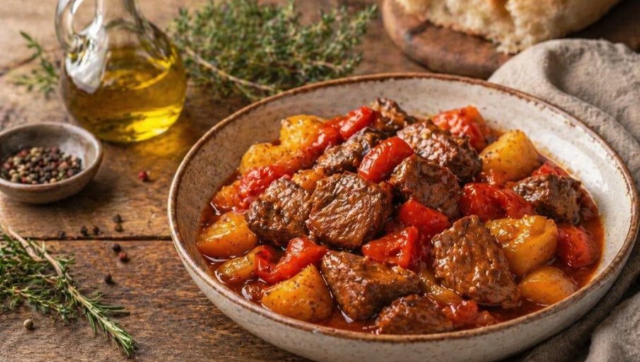 MESNI PAPRIKAŠ SA KROMPIROM: Jednostavno jelo za svaki dan