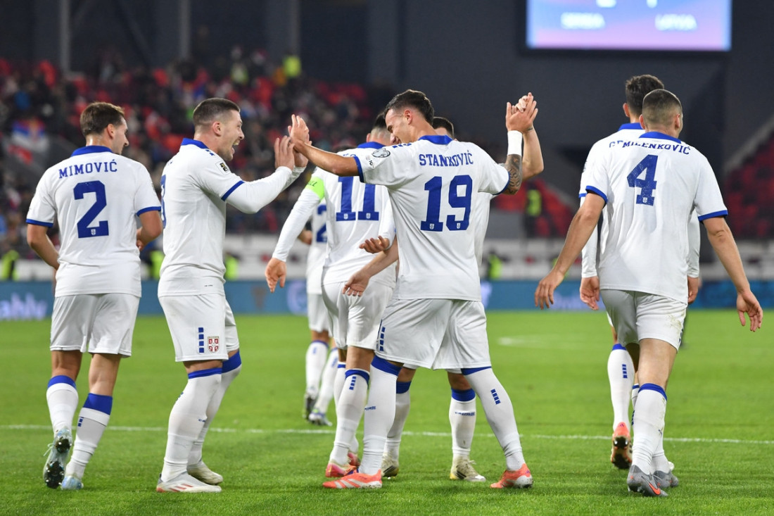 Srbija 39. na FIFA rang listi