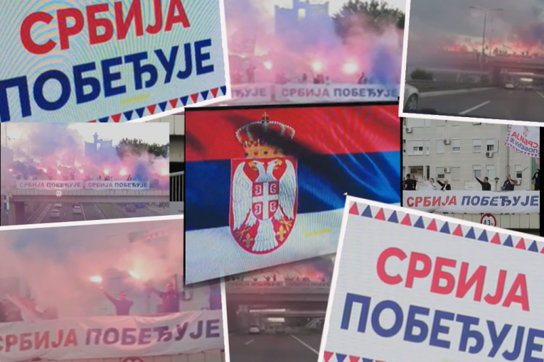 "SRBIJA POBEĐUJE!" Veličanstven prizor u Beogradu – građani poslali najlepšu poruku iz Beograda! (VIDEO)