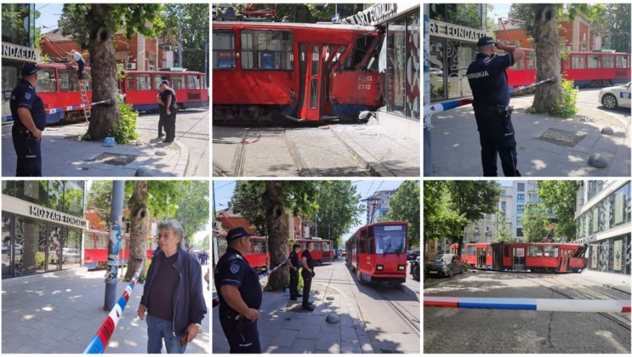 POVREĐENO 14 OSOBA U NEZGODI NA DORĆOLU: Tramvaj izleteo iz šina, pa se zakucao u zgradu