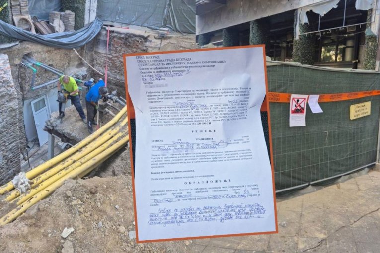 IZGLEDA DA GA NE ZANIMA ZVANIČNA ZABRANA?! Arambašić nastavio da devastira Terazije, kako je ovo moguće?! (VIDEO)