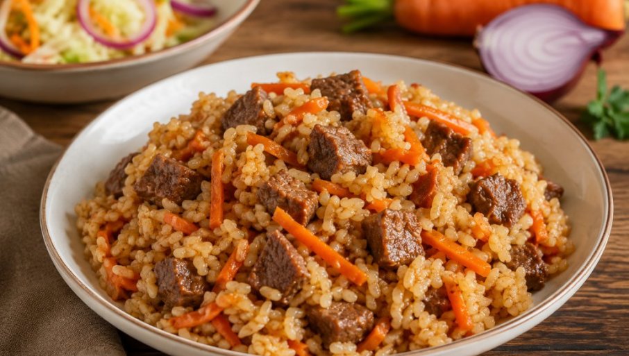 SAVRŠEN SPOJ PIRINČA, JAGNjETINE I ZAČINA: Recept za bogat porodični ručak