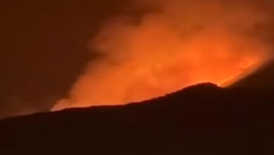 „GORI JAZ“ Veliki požar na jednoj od najlepših plaža u Crnoj Gori (VIDEO)