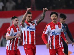 If they beat Larne, Red Star Belgrade will face Vikingur or Hapoel Ber Sheva in Champions League qualifiers