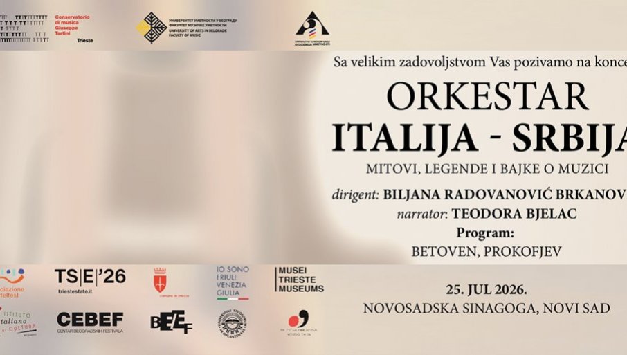 Koncert „Mitovi, legende i bajke o muzici“ u novosadskoj Sinagogi