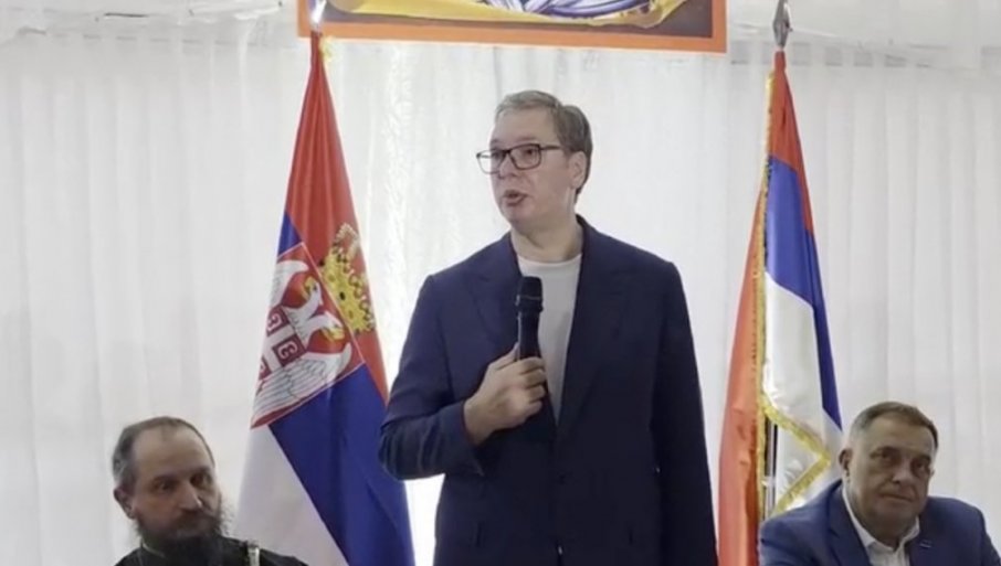 Obraćanje predsednika Srbije Aleksandra Vučića na Manjači