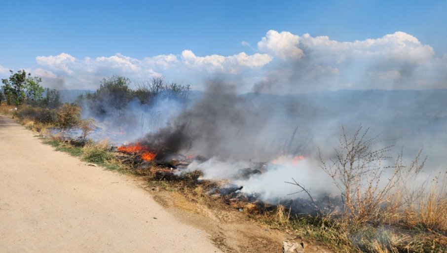 Širi se požar, ugroženi pojedini objekti i maslinjaci