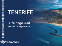 Er Srbija od 15. septembra uvodi direktne letove za Tenerife, a od 30. za Sevilju
