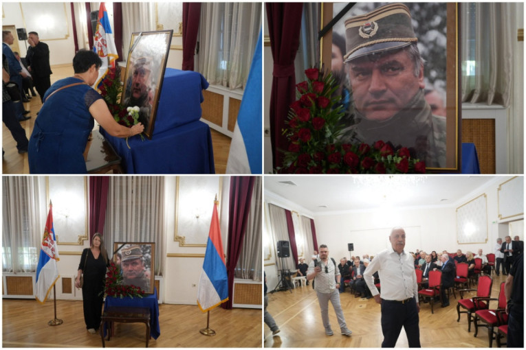 Komemoracija generalu Ratku Mladiću u Domu vojske: Okupljenima se obraćaju njegovi bivši saborci (FOTO)